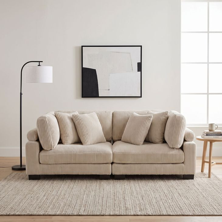 Traverse Beige Loveseat