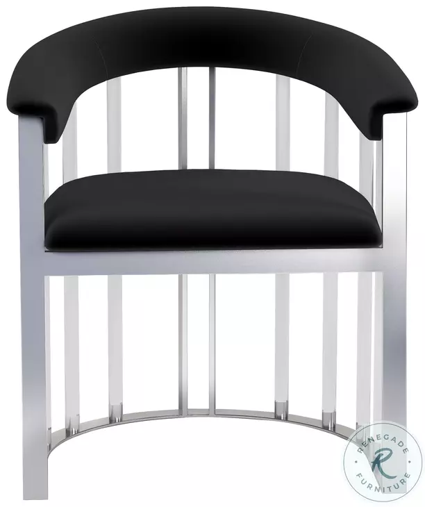 Trisha Clear Glass And Chrome 72" Dining Room Set