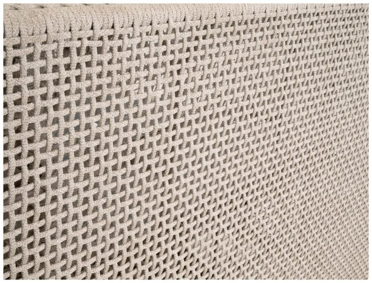 Tropez Beige Performance Fabric Outdoor Swivel Rocker Sofa Chair