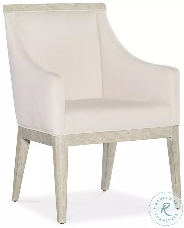 Modern Mood Beige Upholstered Arm Chair Set of 2