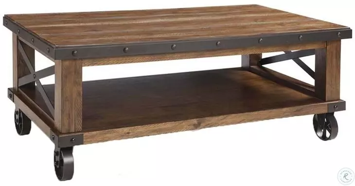 Taos Canyon Coffee Table with Casters
