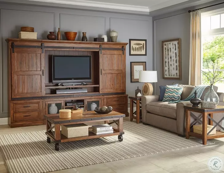 Taos Canyon Coffee Table with Casters