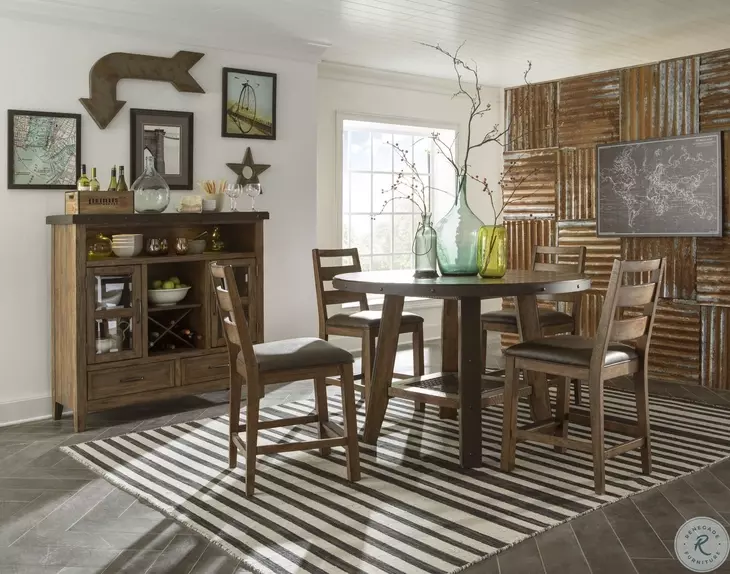 Taos 55" Round Gathering Dining Table