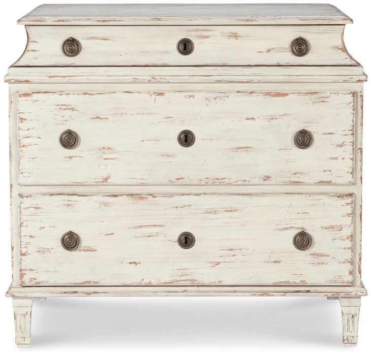 Tara Shaw Swedish Scraped Bone 3 Drawer Alexandre I Nightstand