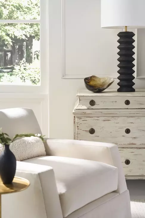 Tara Shaw Swedish Scraped Bone 3 Drawer Alexandre I Nightstand