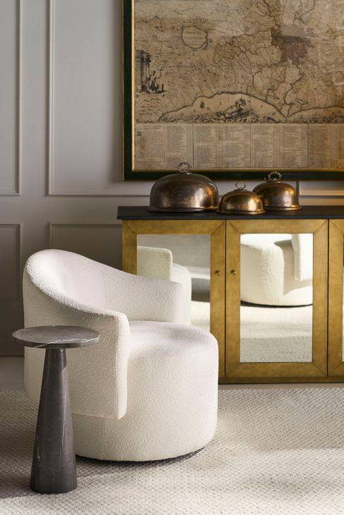Tara Shaw Black and Gold 4 Door Le Marais Credenza