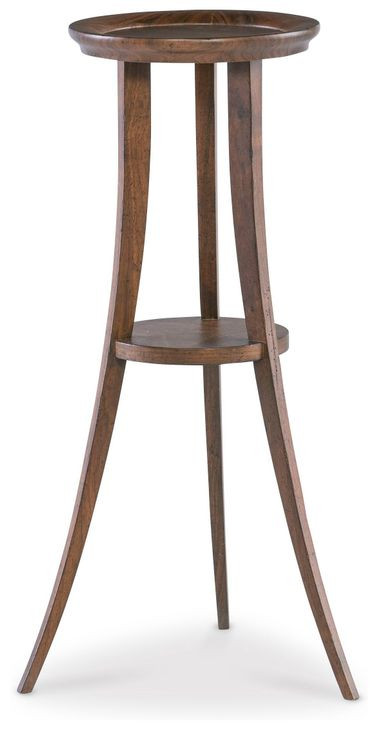 Tara Shaw French Wax Natural Round Petite Salon Accent Table