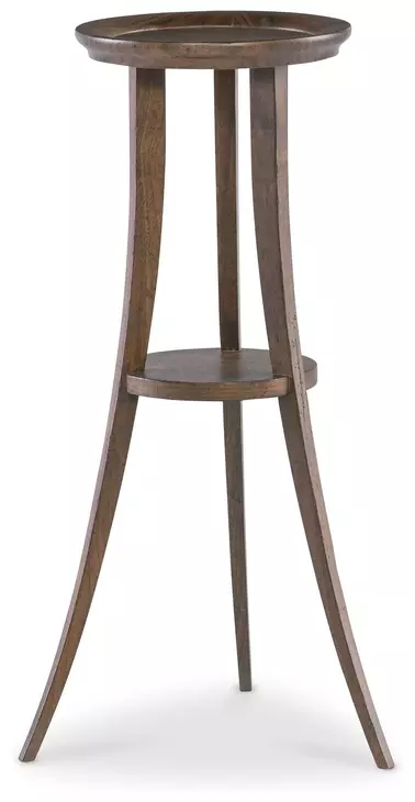 Tara Shaw French Wax Natural Round Petite Salon Accent Table