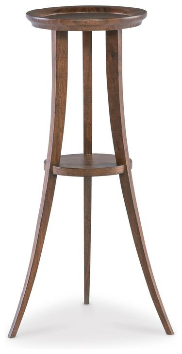 Tara Shaw French Wax Natural Round Petite Salon Accent Table