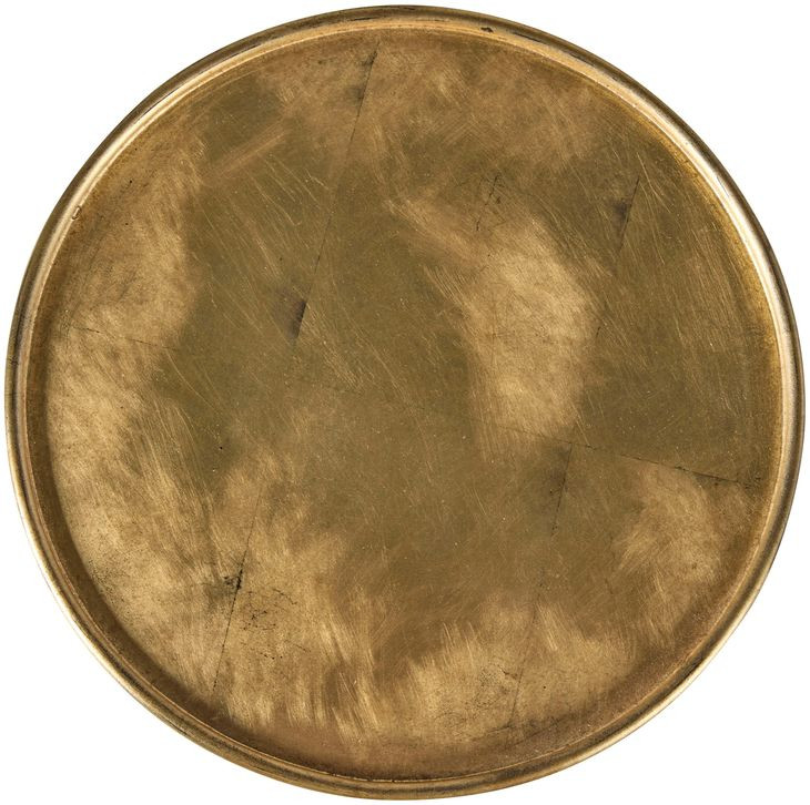 Tara Shaw Gold Round Petite Parisian Accent Table