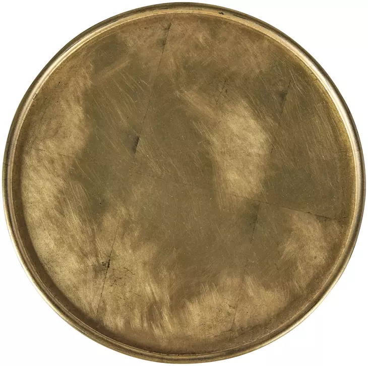 Tara Shaw Gold Round Petite Parisian Accent Table