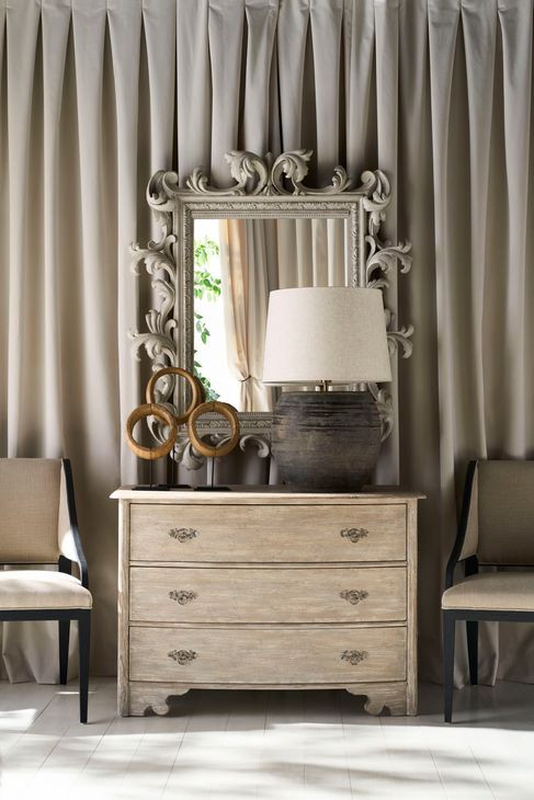 Tara Shaw Swedish Scraped Cream 3 Drawer Elise Chest