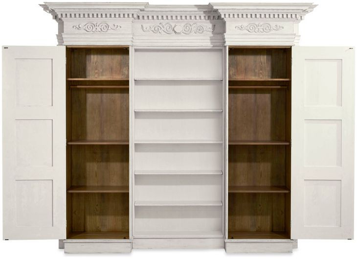 Tara Shaw Swedish Aged Cream 2 Door Grande Fountainebleau Bibliotheque