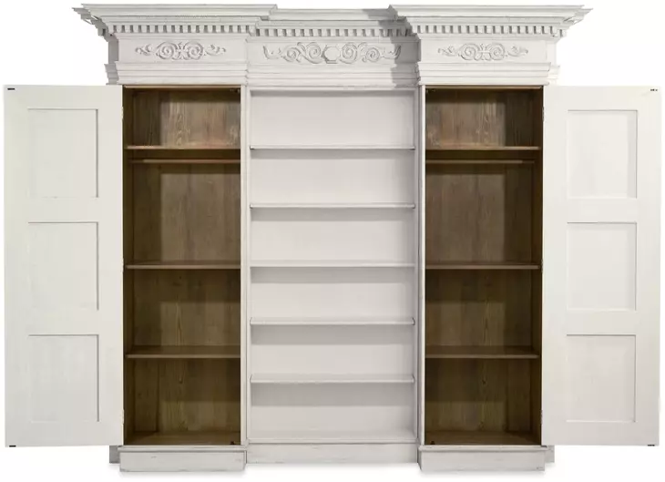 Tara Shaw Swedish Aged Cream 2 Door Grande Fountainebleau Bibliotheque