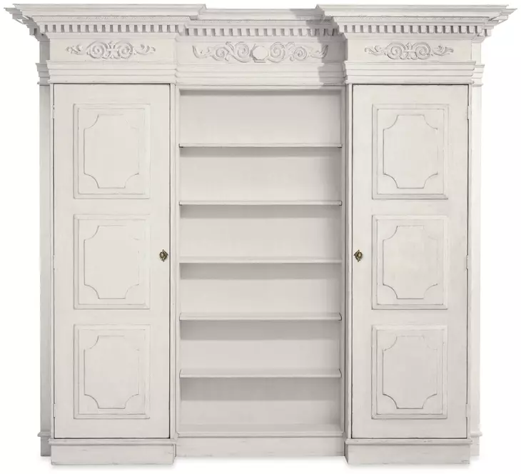 Tara Shaw Swedish Aged Cream 2 Door Grande Fountainebleau Bibliotheque