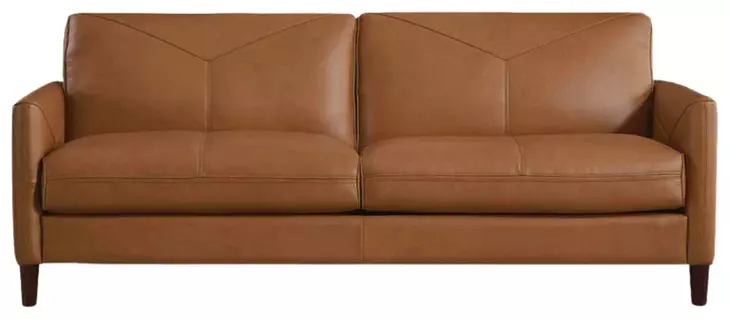 Yorwick Cognac Leather 78" Sofa