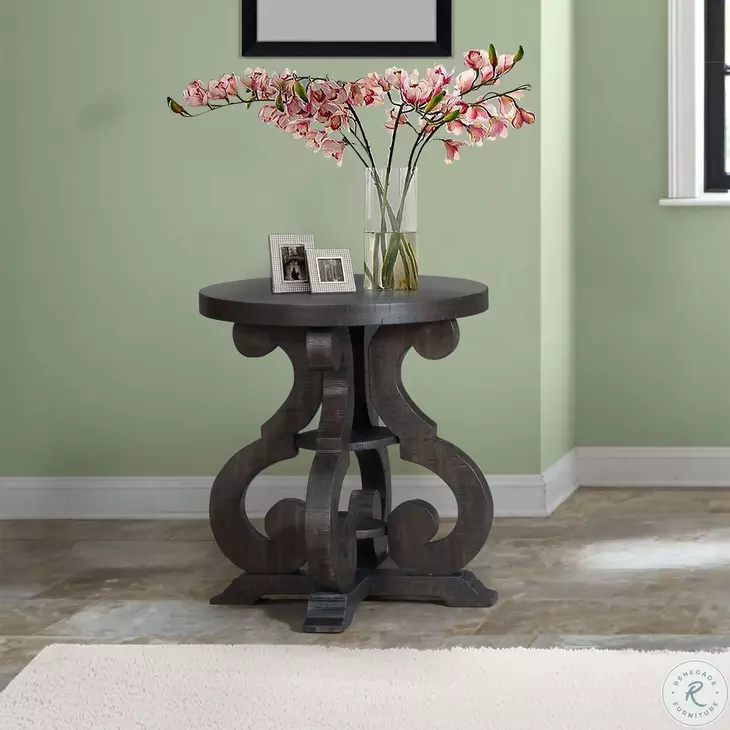 Stanford Smokey Walnut End Table