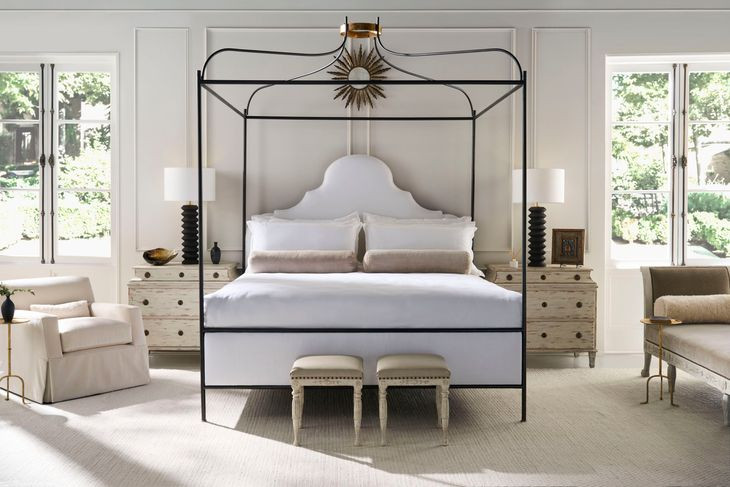 Tara Shaw Swedish Scraped Bone 3 Drawer Alexandre I Nightstand