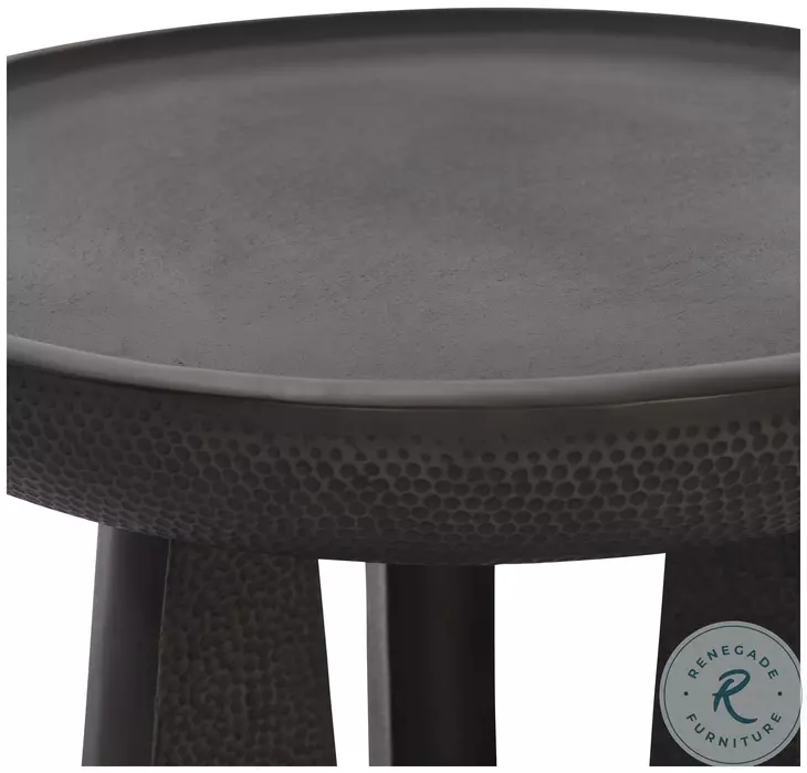 Nala Black Nickel Side Table