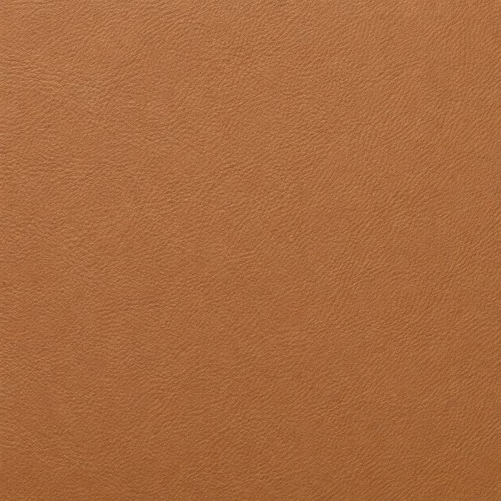 Turner Camel Leather Upholstered Swivel Glider Accent Chair