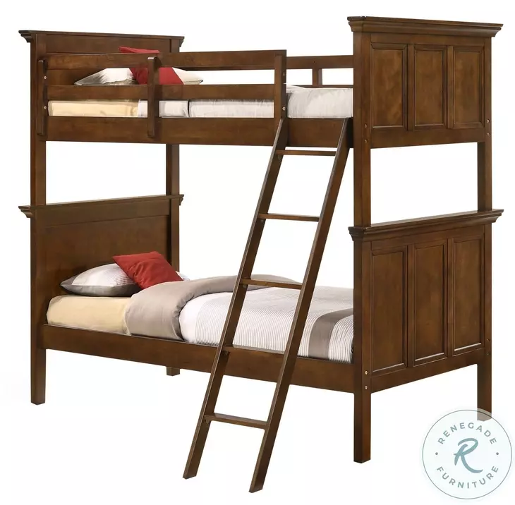 San Mateo Youth Tuscan Twin Over Twin Bunk Bed