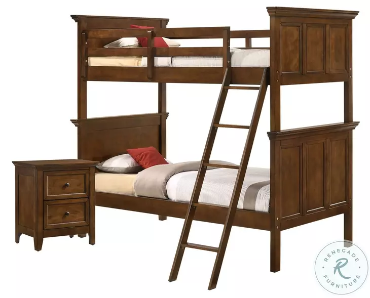 San Mateo Youth Tuscan Twin Over Twin Bunk Bed