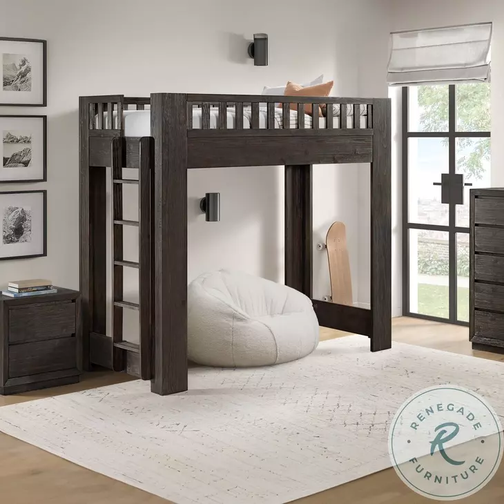 Bello Cocoa Twin Loft Bed