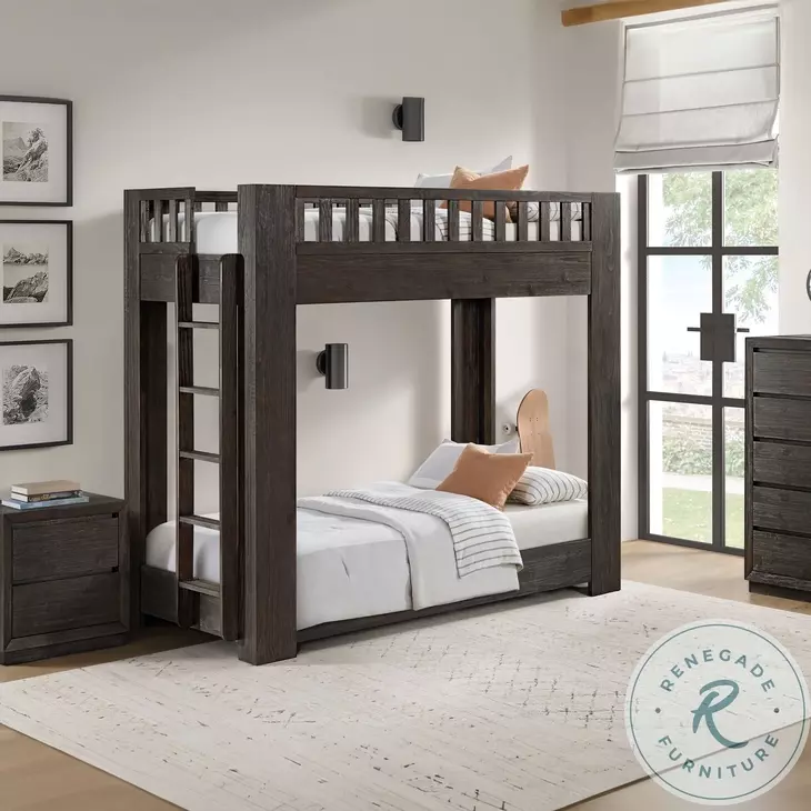Bello Cocoa Twin Over Twin Bunk Bed