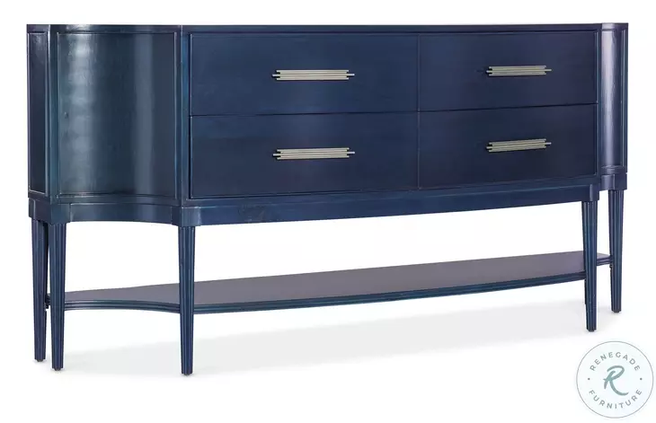 Mazarine Rich Dark Blue Credenza