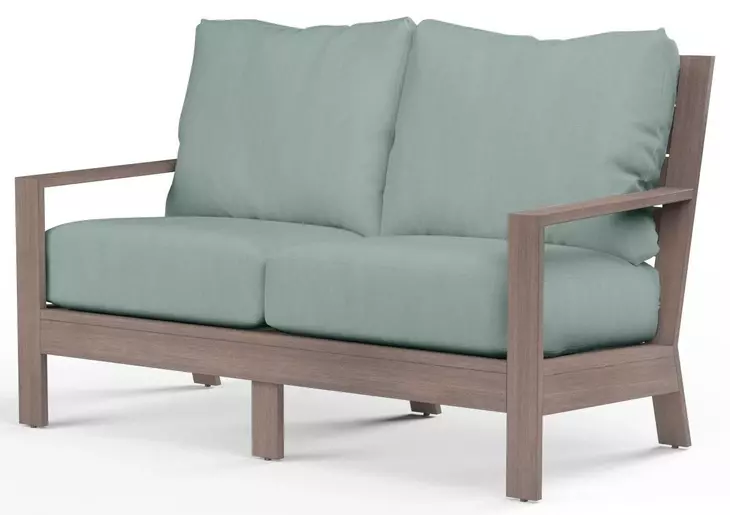 Laguna Cast Mist 56" Outdoor Loveseat