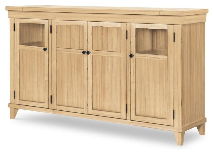 XXXs and OOOs Amber 4 Door Credenza with LED