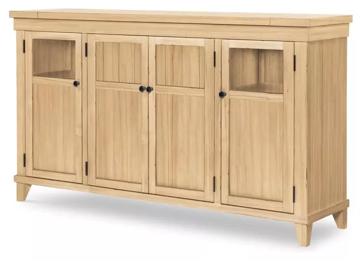 XXXs and OOOs Amber 4 Door Credenza with LED