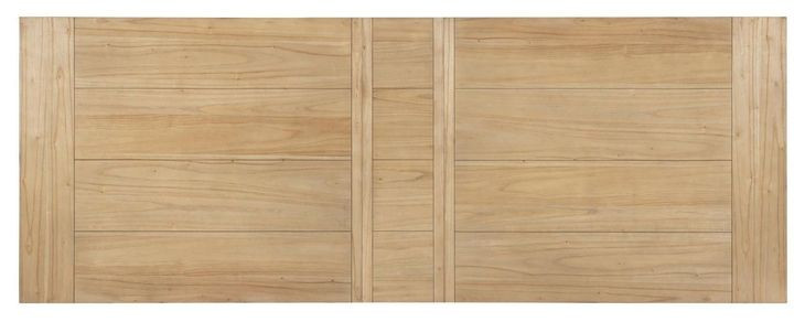 XXXs and OOOs Amber 124" Extendable Rectangular Trestle Dining Table