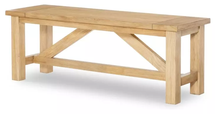 XXXs and OOOs Amber Bed Bench