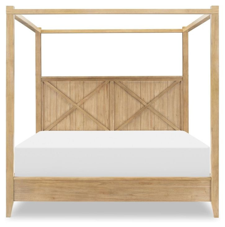 XXXs and OOOs Amber Queen Canopy Bed