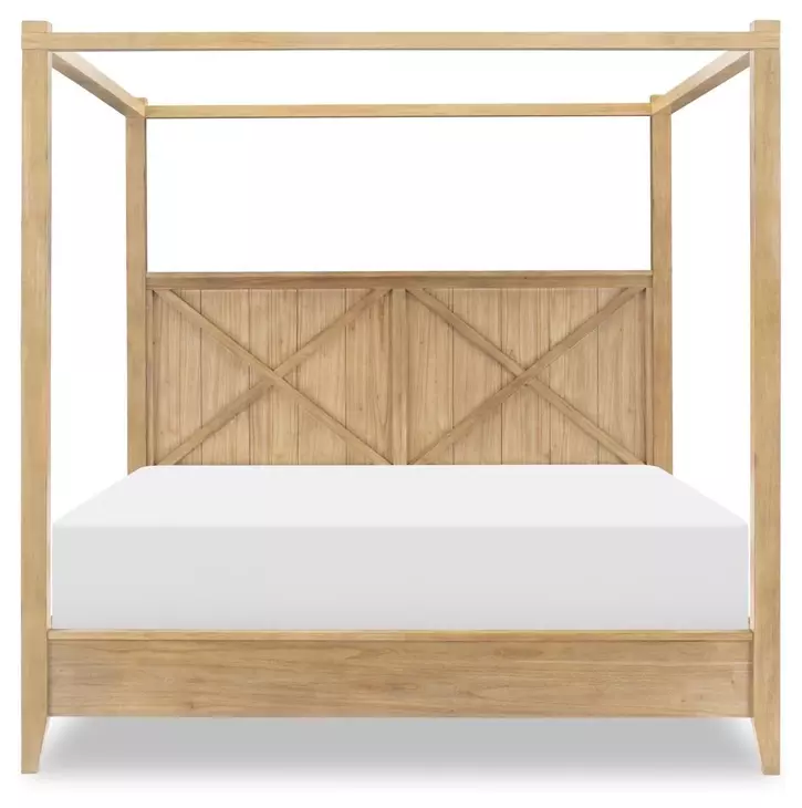 XXXs and OOOs Amber Queen Canopy Bed