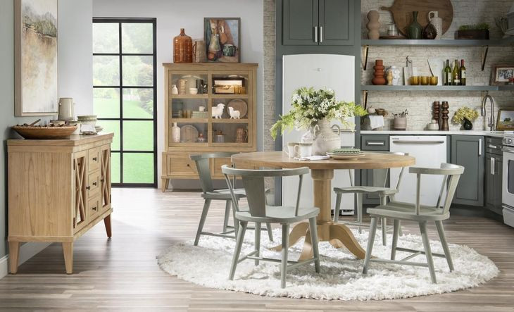 XXXs and OOOs Amber 54" Round Dining Table