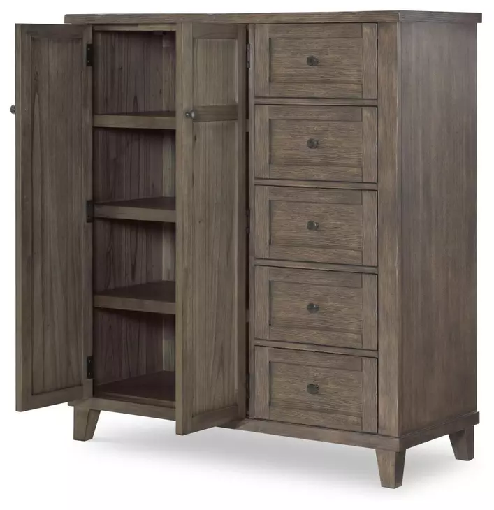 XXXs and OOOs Cocoa Panel Bedroom Set