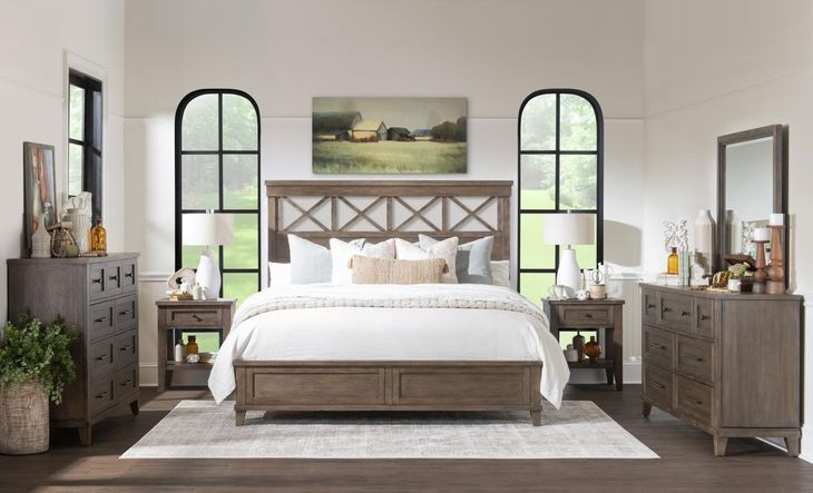 XXXs and OOOs Cocoa 7 Drawer Dresser with USB Charging