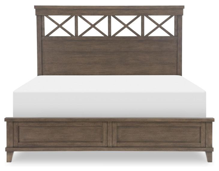 XXXs and OOOs Cocoa Queen Panel Bed