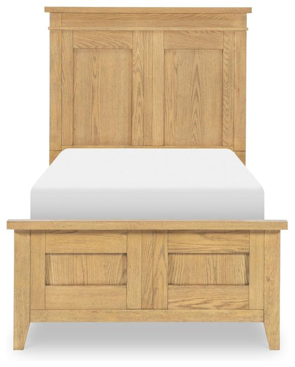 Todays Traditions Natural Hickory Youth Panel Bedroom Set