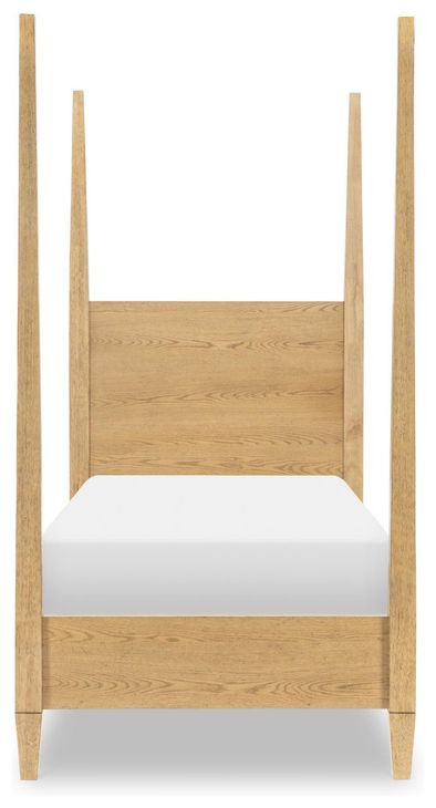 Todays Traditions Natural Hickory Twin Poster Bed