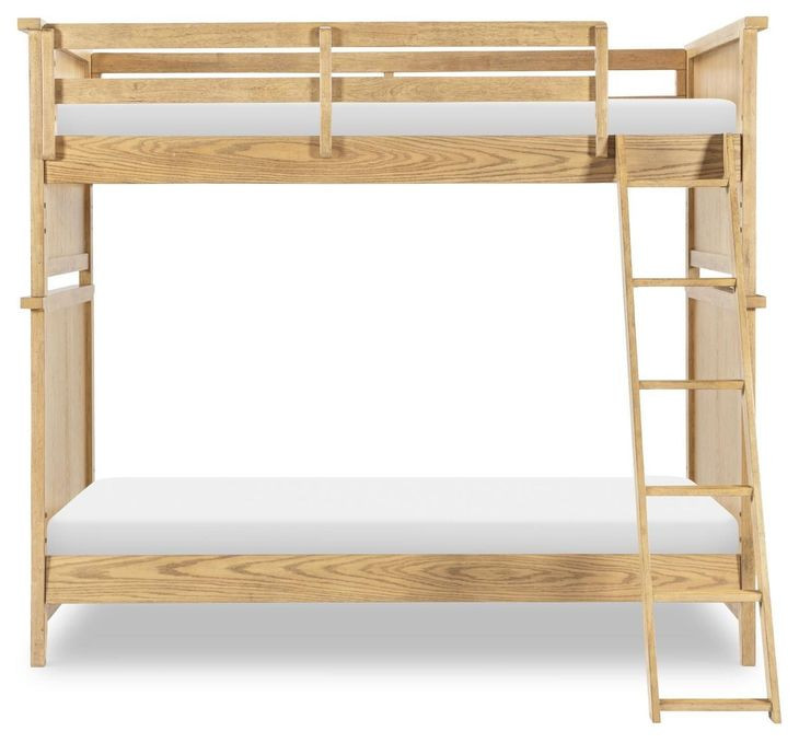 Todays Traditions Natural Hickory Twin Over Twin Bunk Bed