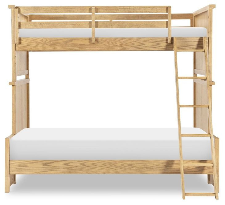 Todays Traditions Natural Hickory Twin Over Full Bunk Bed
