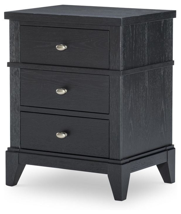 Todays Traditions Blacksmith 3 Drawer Nightstand with USB Charging