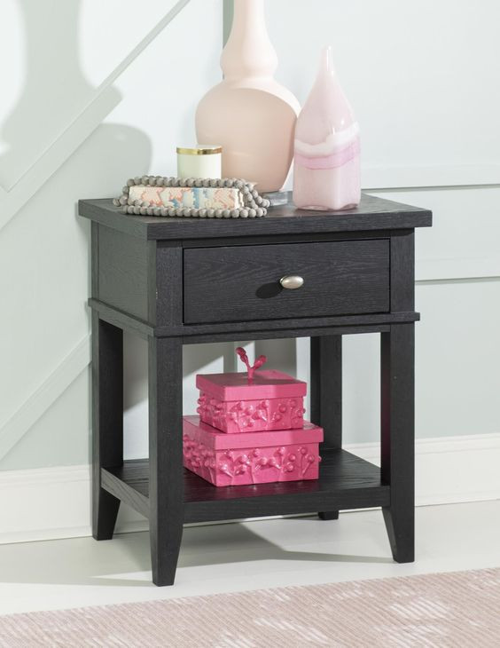 Todays Traditions Blacksmith 1 Drawer Nightstand with USB Charging