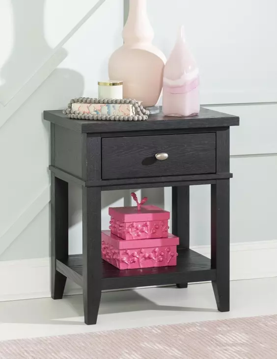 Todays Traditions Blacksmith 1 Drawer Nightstand with USB Charging