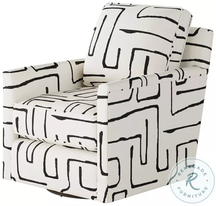 Fossil Ebony Track Arms Swivel Glider