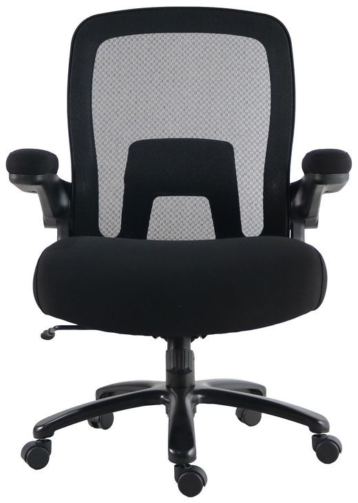 DC 603 BLK Black Upholstered Mesh Desk Chair