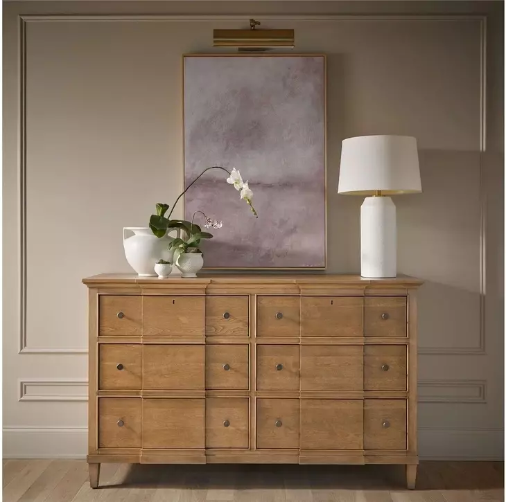 Oakmere Natural 6 Drawer Dresser